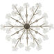 Wildflower 6 Light 26 inch Gold Dust/Artifact Chandelier Ceiling Light, Smithsonian Collaboration
