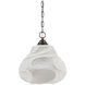 Wintershall 1 Light 14.25 inch Antique Brushed Nickel Pendant Ceiling Light