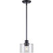Zane 1 Light 7 inch Black Pendant Ceiling Light
