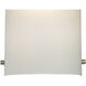 Arc 1 Light 8 inch Brushed Nickel Sconce Wall Light