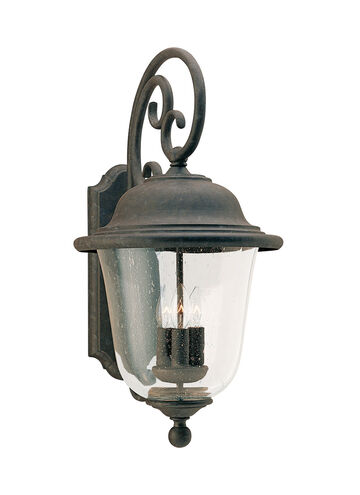 Trafalgar 3 Light 23.5 inch Oxidized Bronze Outdoor Wall Lantern