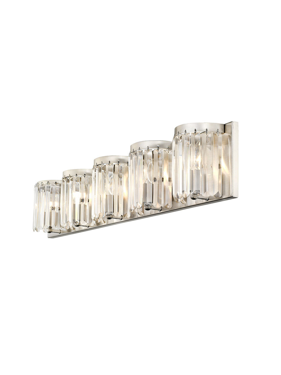 Ashton 5 Light 43 inch Brushed Nickel ADA Bath Vanity Wall Light