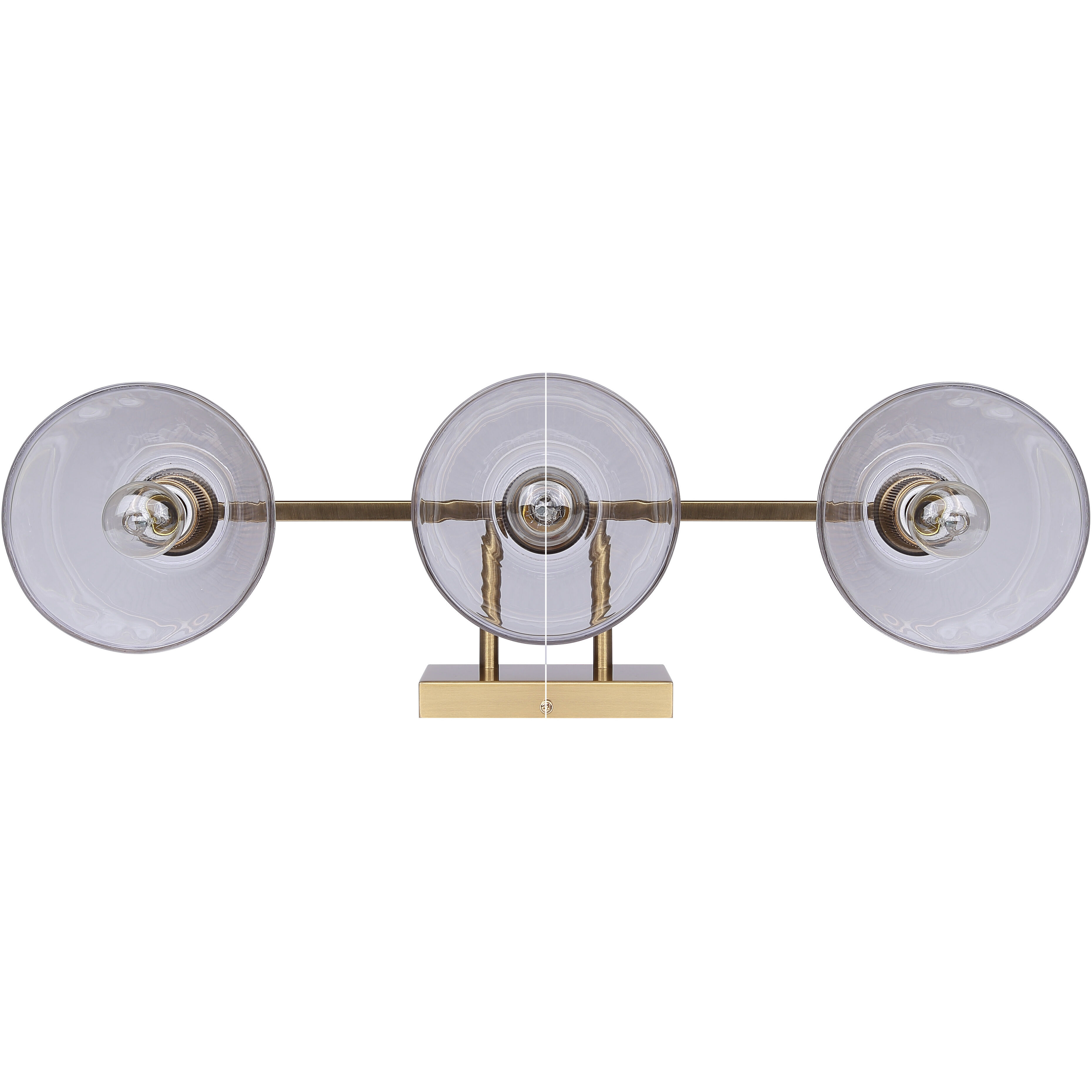 Berklie 3 Light 25.5 inch Gold Vanity Light Wall Light