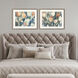 Tender Tuplips Blue and Pink and Multi Framed Art