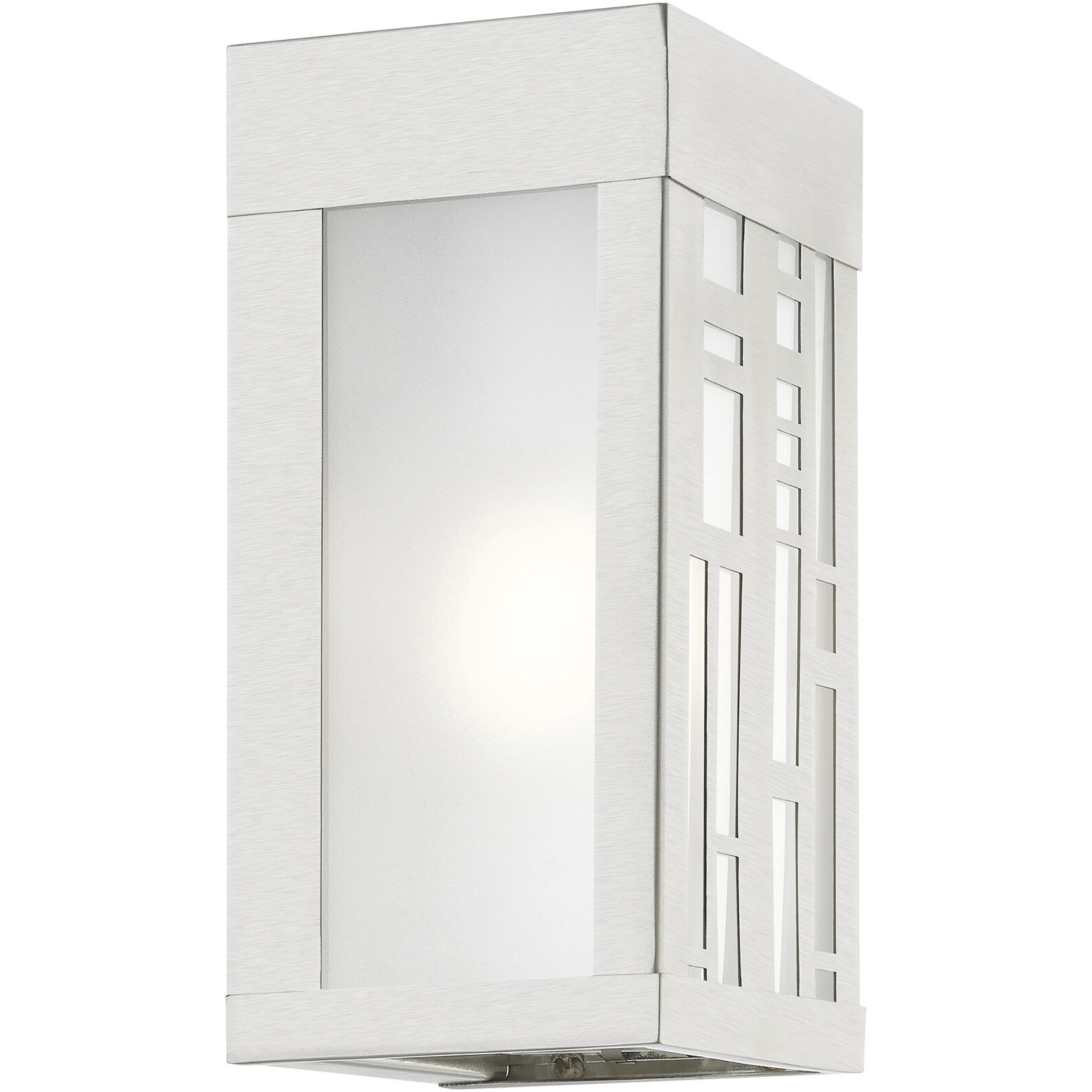 Malmo 1 Light 9 inch Brushed Nickel Outdoor Small Sconce, Small
