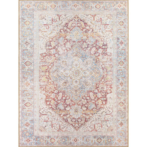 Alanya 84 X 63 inch Cream Rug in 5 x 8, Rectangle