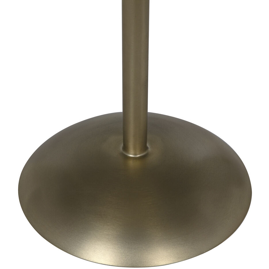Felix 19 X 16.5 inch Antique Brass Side Table