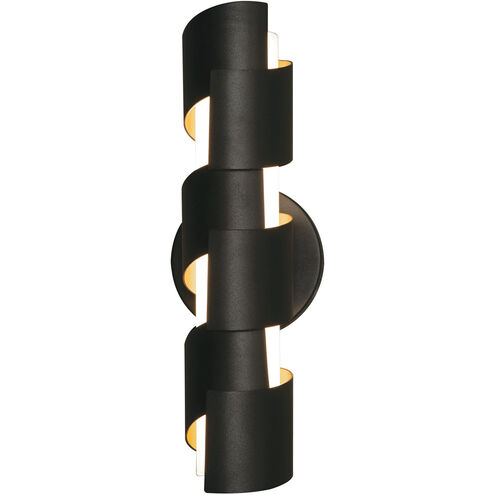 Louie LED 4 inch Black ADA Sconce Wall Light