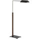 Ray Booth Copse 43 inch 6.50 watt Bronze and Dark Walnut Pharmacy Floor Lamp Portable Light, Medium