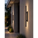 Mono 1 Light 38 inch Black Outdoor Wall Sconce