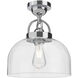 Alora Mood Lancaster 1 Light 11.5 inch Chrome Semi Flush Mount Ceiling Light