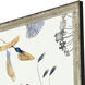 Florals Collection Blue Framed Art