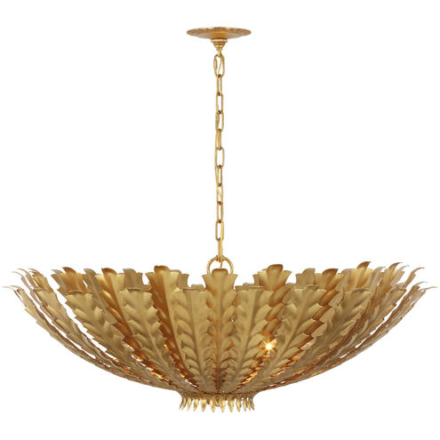 AERIN Hampton 6 Light 36 inch Gild Chandelier Ceiling Light, Large