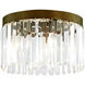 Ashton 4 Light 13 inch Hand Painted Palacial Bronze Flush Mount Ceiling Light