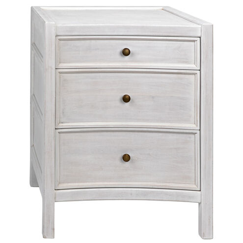 Hampton 31 X 24 inch White Wash Night Stand