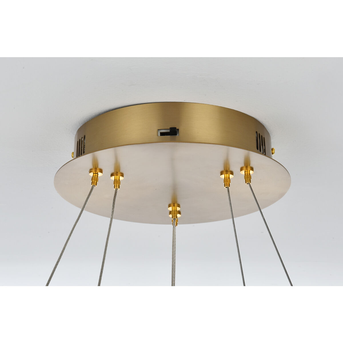 Linden 2 Light 22 inch Satin Gold Chandelier Ceiling Light