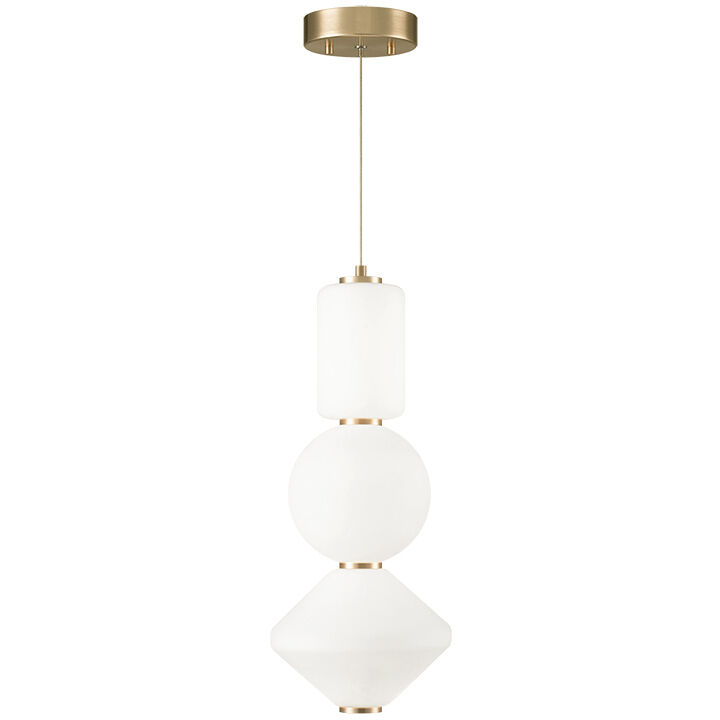 Dango LED 8 inch Oxidized Gold Pendant Ceiling Light