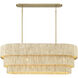 Caviana 5 Light 48 inch Signature Brass Pendant Ceiling Light