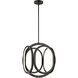 Perigee AC LED LED 17.25 inch Graphite Foyer Pendant Ceiling Light
