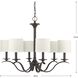 Inspire 6 Light 30 inch Antique Bronze Chandelier Ceiling Light