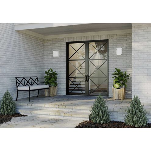 Valera LED LED 11 inch Brushed Nickel Outdoor Wall Lantern, Progress LED