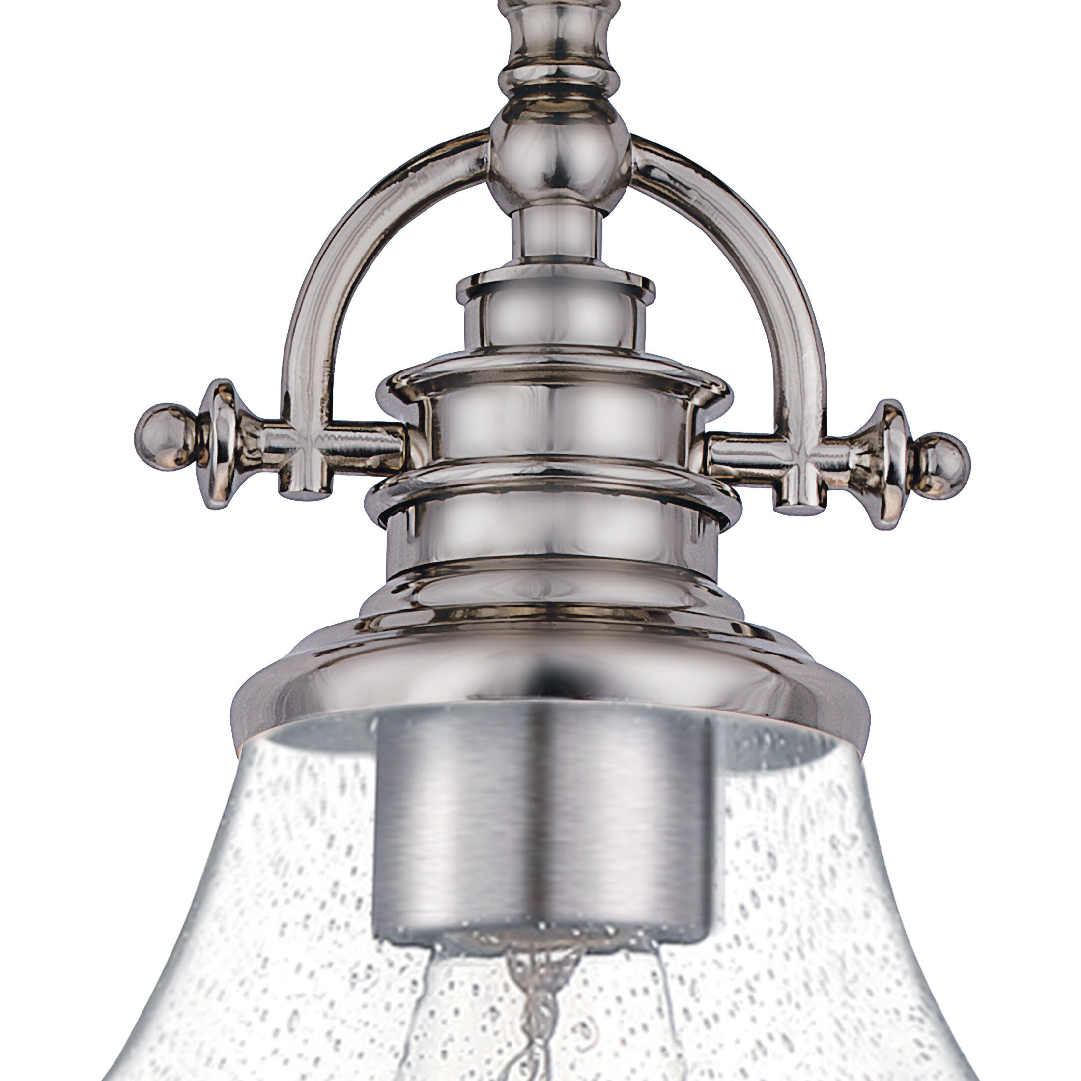 Grant 1 Light 8 inch Brushed Nickel Mini Pendant Ceiling Light