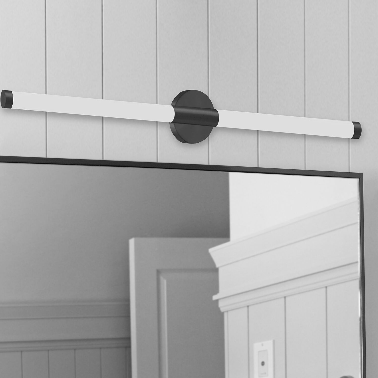 Corvette LED 36 inch Matte Black Wall Sconce Wall Light