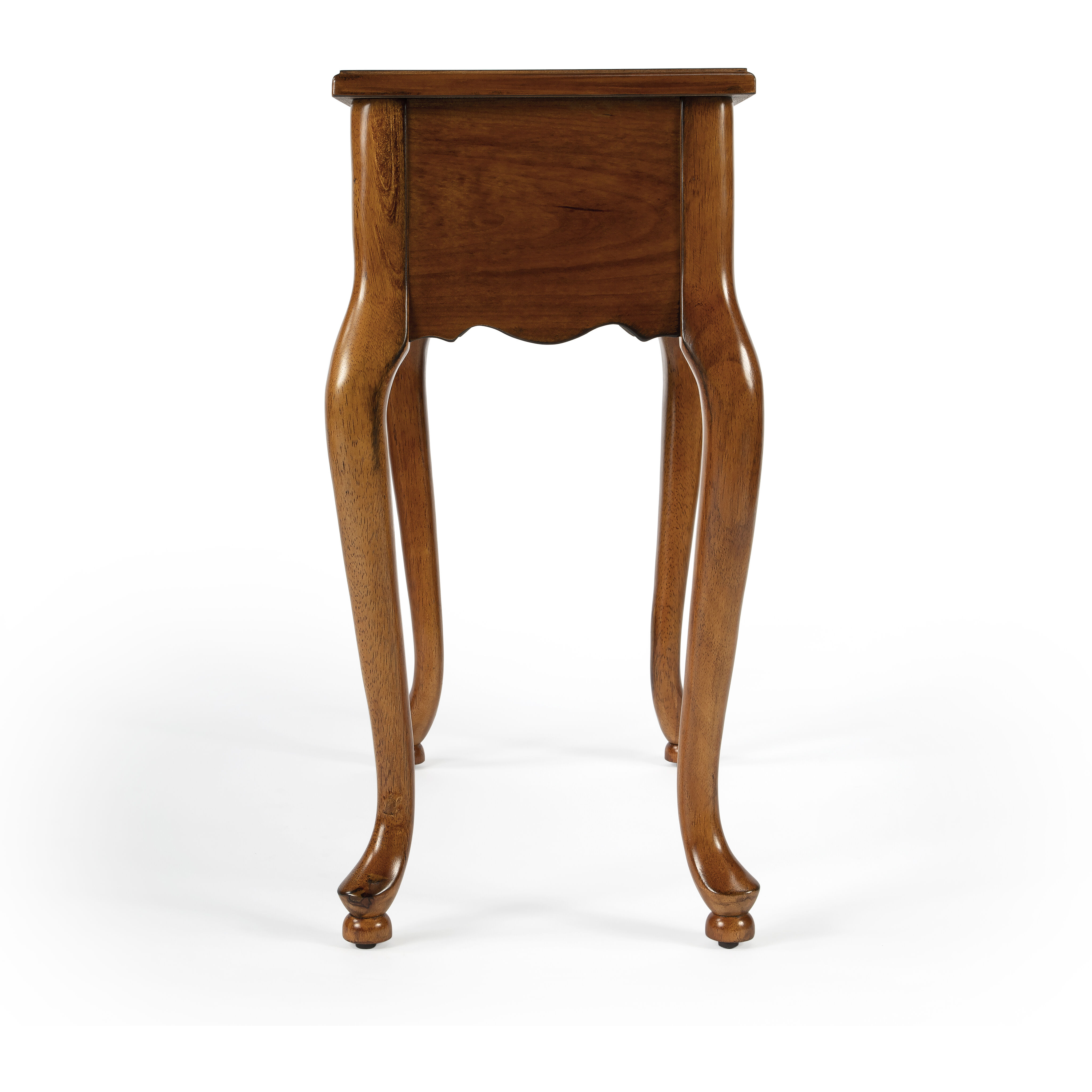 Croydon One Drawer with Pullout Side Table in Medium Brown