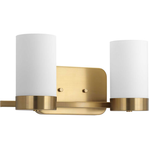 Elevate 2 Light 15 inch Brushed Bronze Bath Vanity Wall Light, Design Series