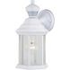 Auburn Textured White Outdoor Motion Sensor