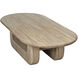 Disorder 68 X 32.5 inch Washed Walnut Coffee Table