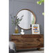 Wayne 39.4 X 39.4 inch Brown Wall Mirror