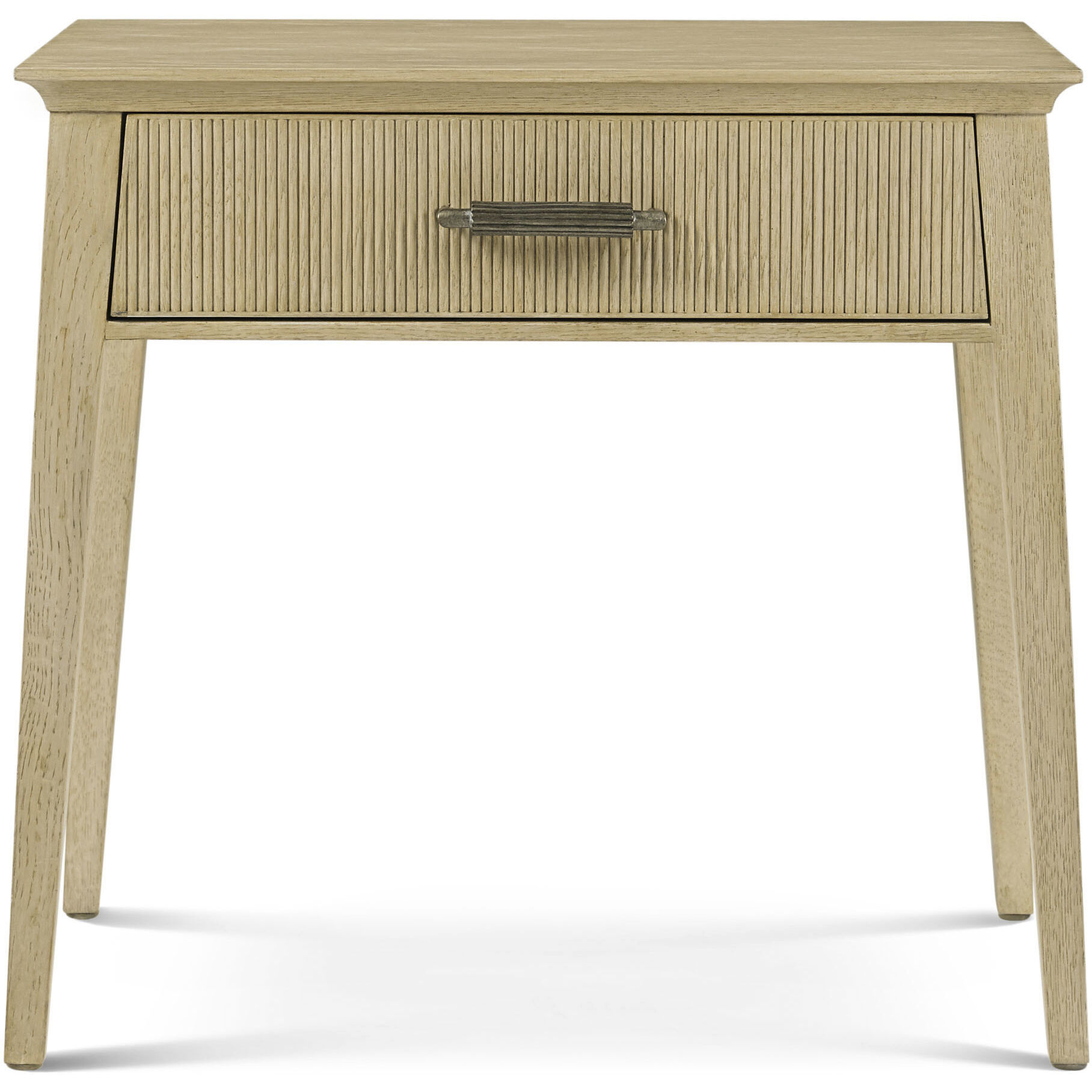 Balboa 24 X 22 inch Coastal Grey Side Table, Wooden, 1-Drawer