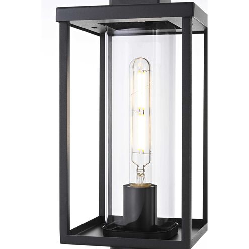 Memphis 1 Light 16.5 inch Black Outdoor Post Light