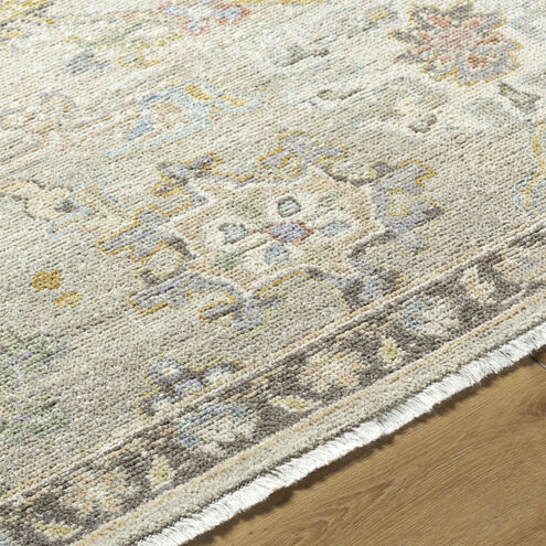 Anelka 144 X 108 inch Sterling Grey / Ash / Light Silver Handmade Rug in 9 x 12