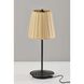 Andy 15 inch 1.50 watt Black LED Cordless Table Lamp Portable Light