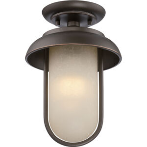 Tulsa LED 8 inch Mahogany Bronze Flush Mount Ceiling Light