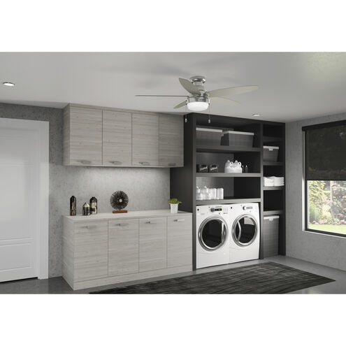 Lilliana 52 inch Brushed Nickel with Matte Nickel Blades Ceiling Fan