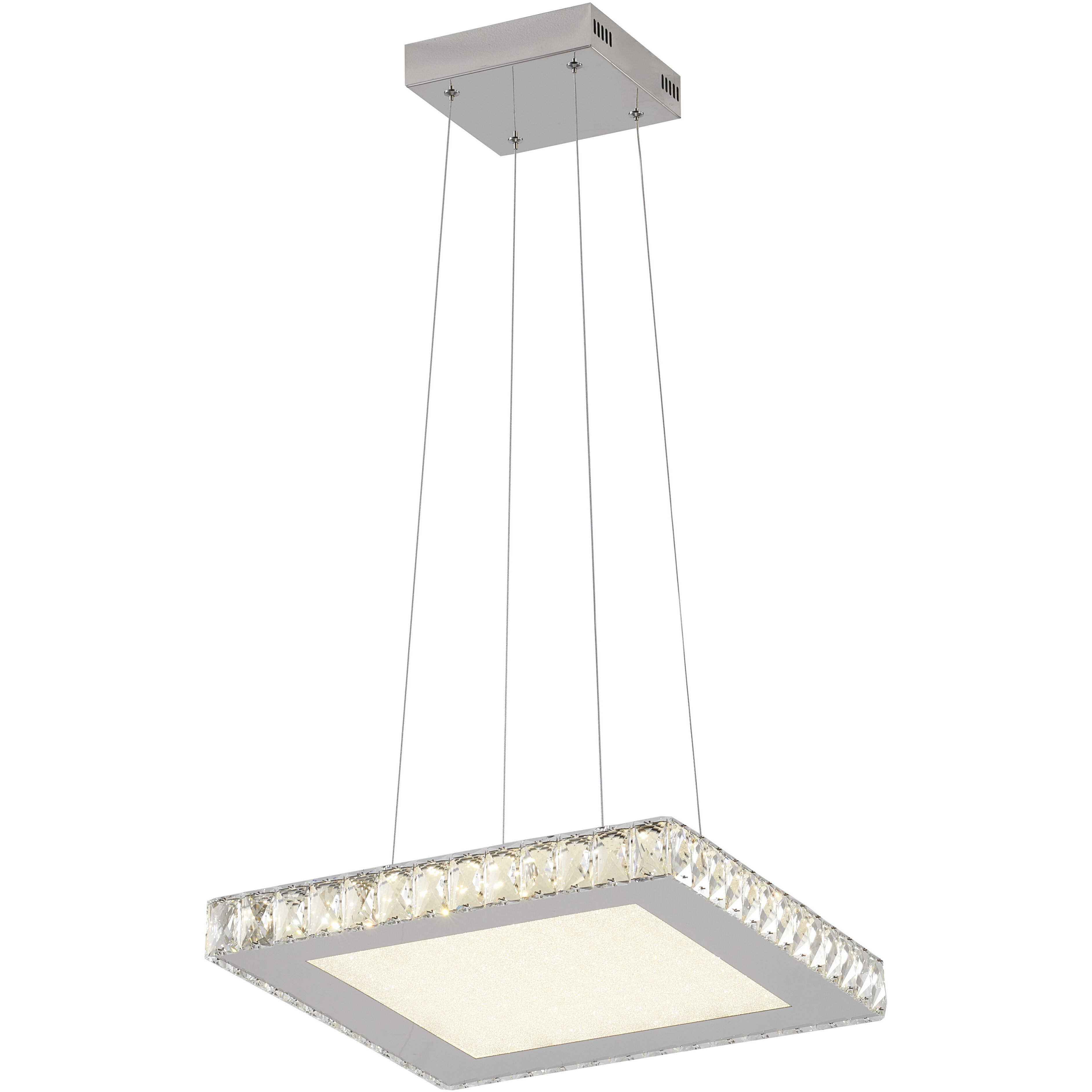 Canada LED 17 inch Chrome Chandelier Ceiling Light