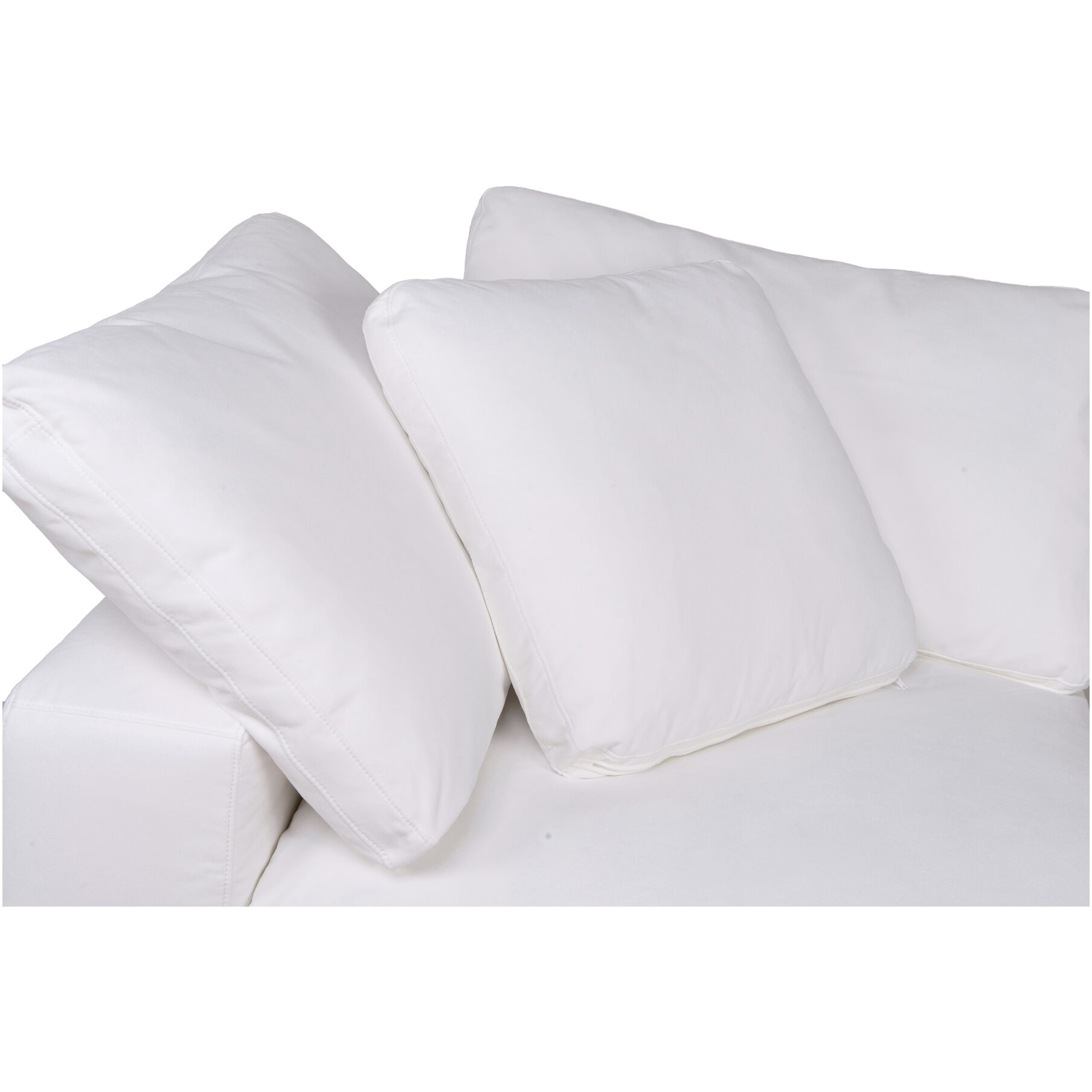 Clay White Corner Chair