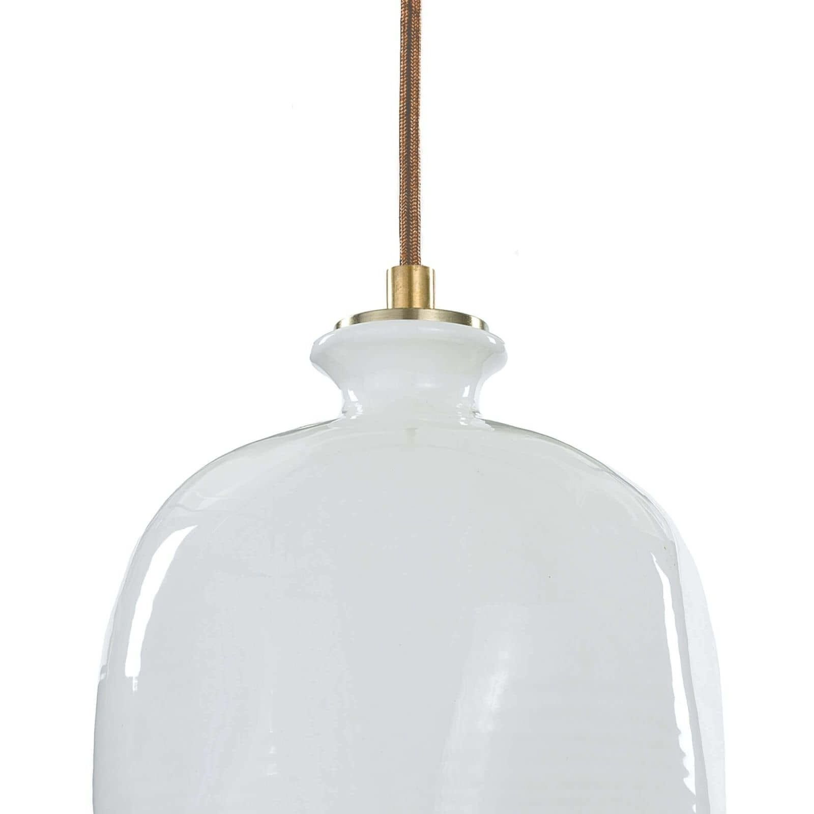 Bianca 1 Light 8 inch White Pendant Ceiling Light