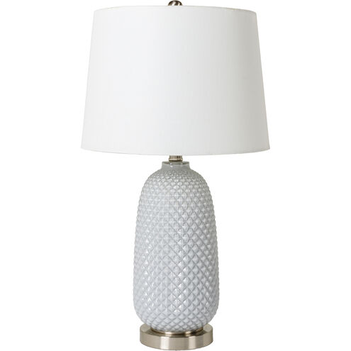 Tory 25.5 inch 100 watt Nickel Table Lamp Portable Light