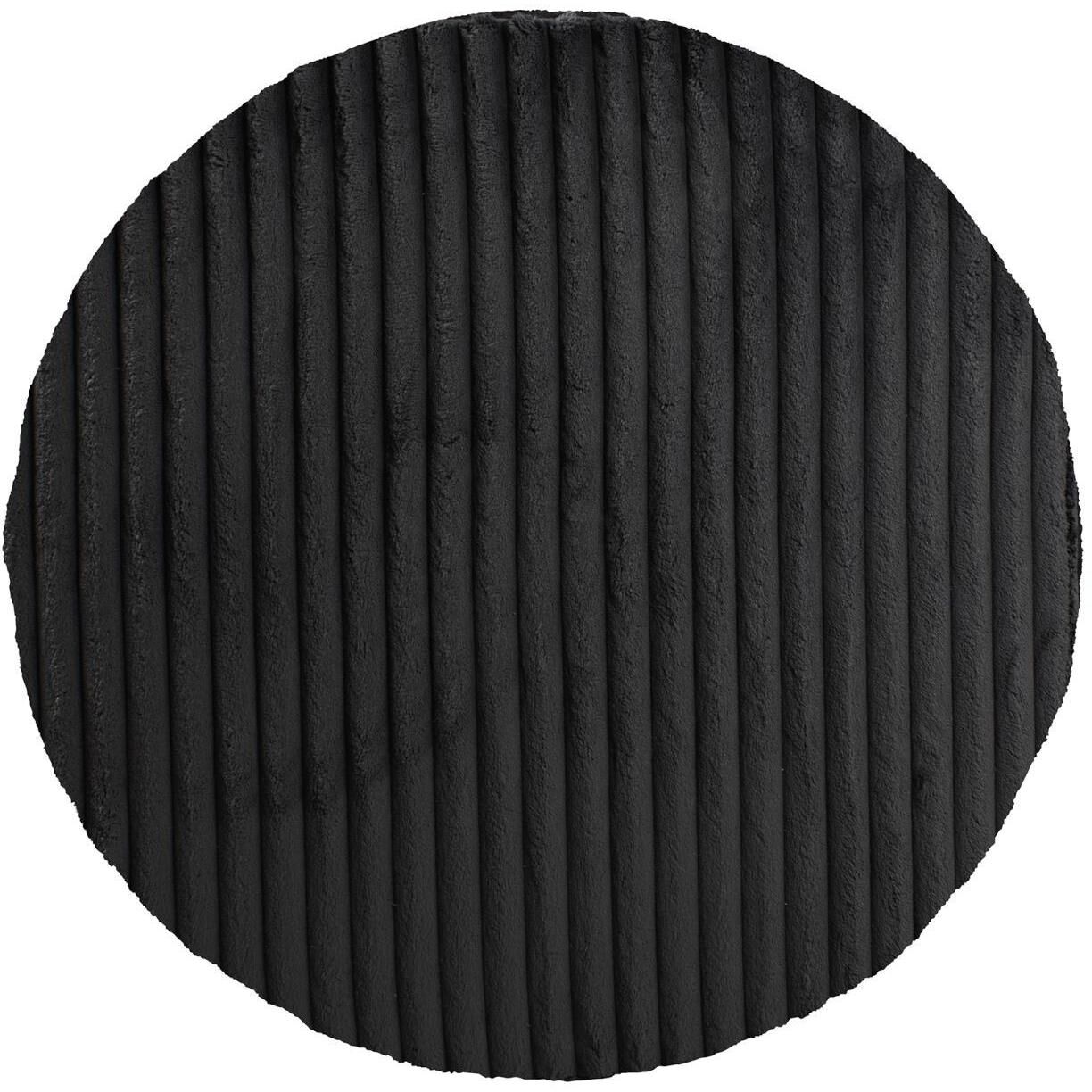 Shar Pei Universal 18 inch Black Ottoman