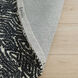 Mitra Black/White Rug in 7 Round