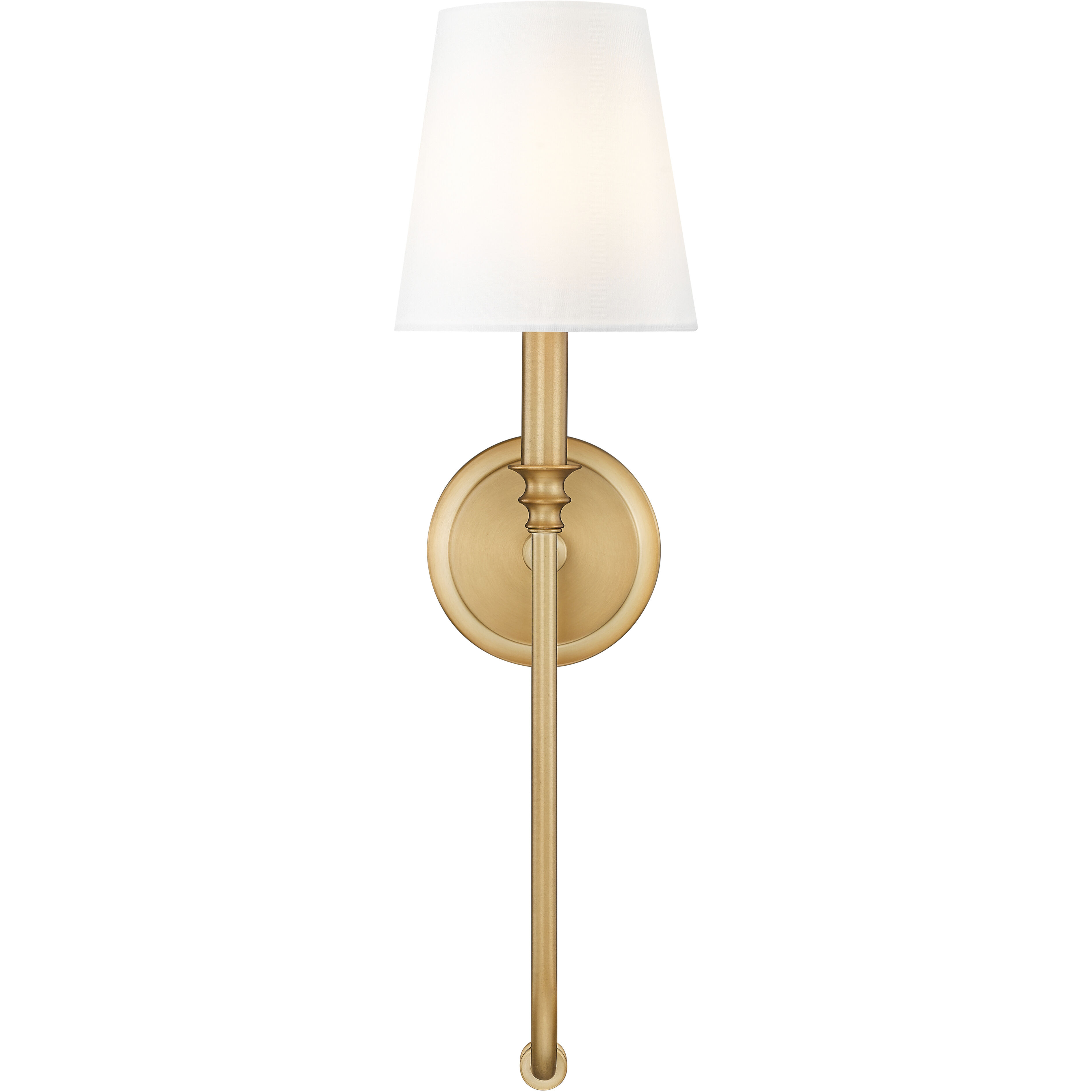 Jisele Wall Sconce Wall Light in Rubbed Brass