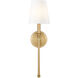 Jisele Wall Sconce Wall Light in Rubbed Brass
