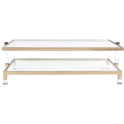Goldwyn 58.5 X 18 inch Gold Coffee Table