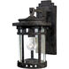 Santa Barbara DC 1 Light 10.25 inch Sienna Outdoor Wall Mount