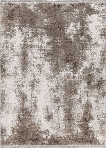 Eclipse 114 X 79 inch Light Grey Rug in 7 x 9, Rectangle