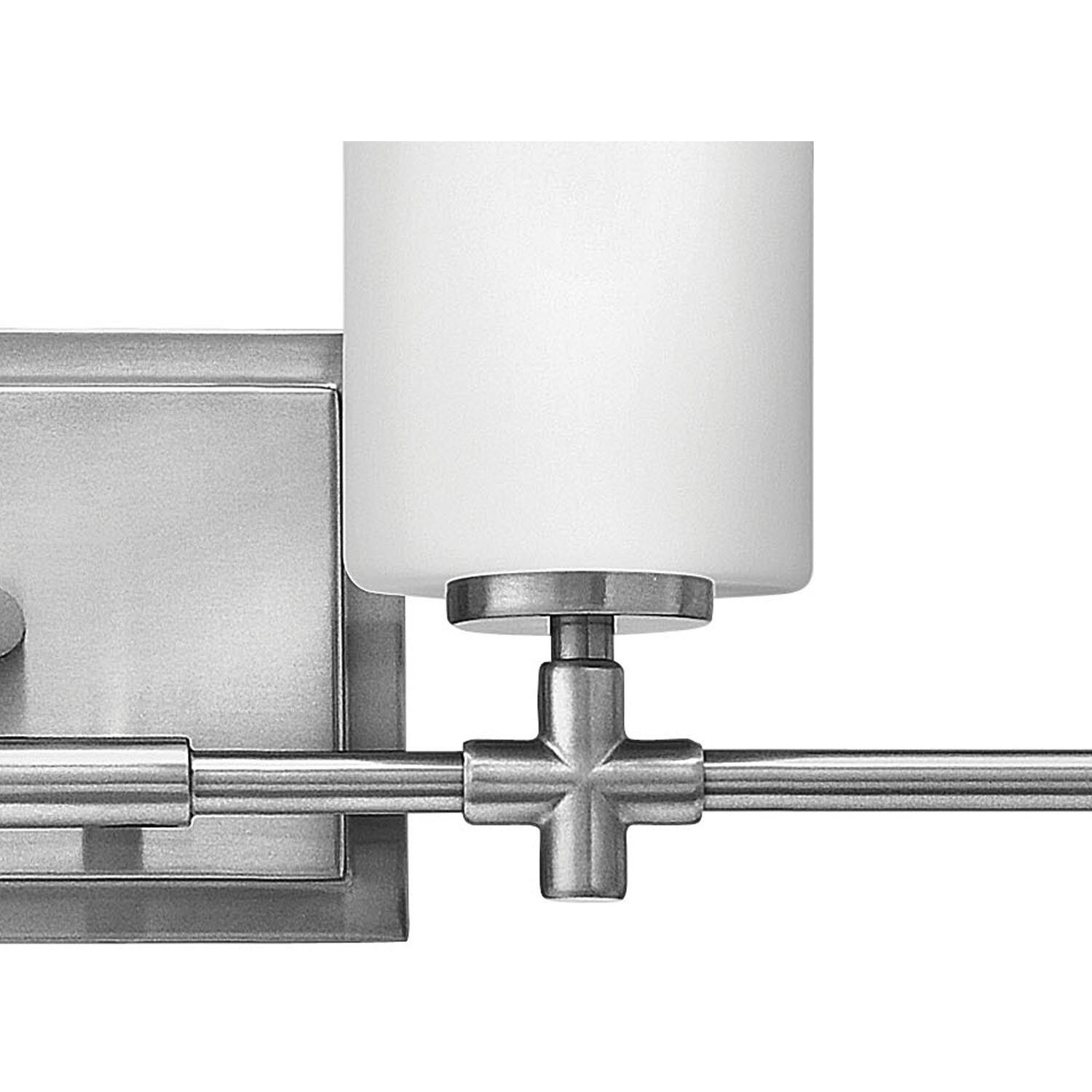 Laurel 4 Light 27.75 inch Brushed Nickel Vanity Light Wall Light